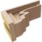 Ekena Millwork 4"W x 8"D x 4"H Wide Highland Rough Cedar Woodgrain TimberThane Corbel, Primed Tan CORUR04X08X04HLDRCPR - alternate 4